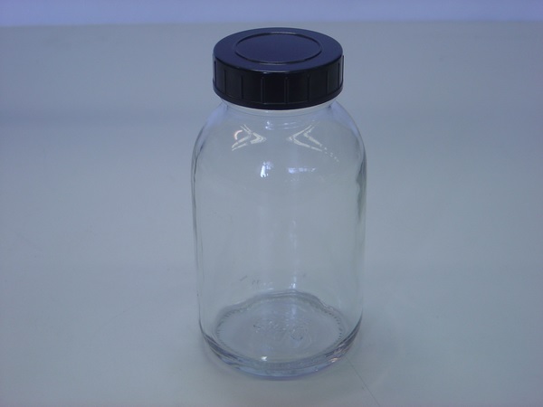 PROBENGLÄSER, Gewinde GL 55, 500 ml für PT 100 Fabrikat Retsch 10 Stück