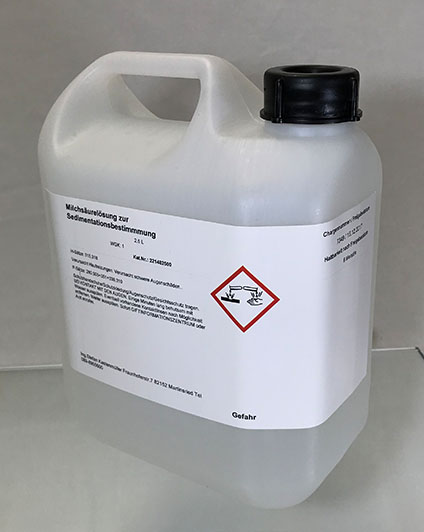 MILCHSÄURESTAMMLÖSUNG 2,5 Liter