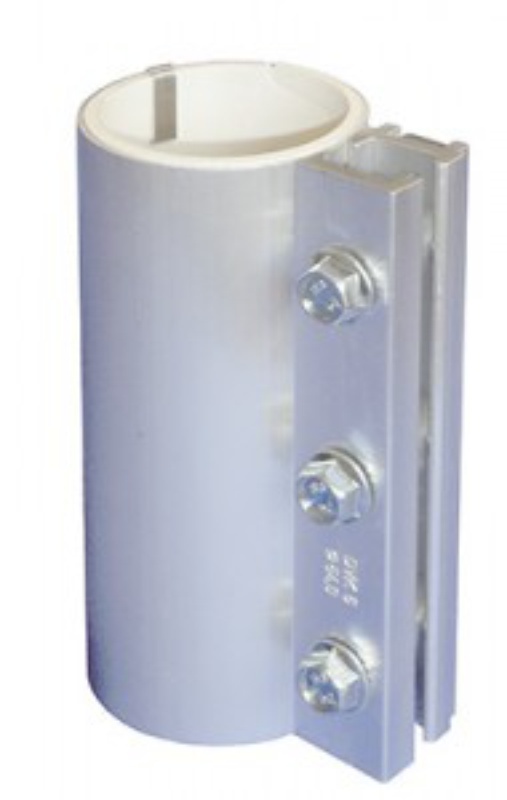 ROHRVERBINDUNGSELEMENT D=  65,0 -150 lg. aus Aluminium, mit Dichtung EPDM, -30°C - 120°C
