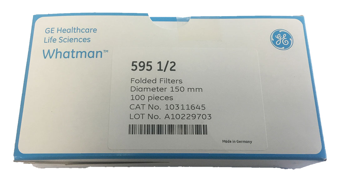l13500300_filterpapier_595W8isPA4TFuxzs FALTENFILTERPAPIER Sorte 595 ½ ø 150mm 1 VE = 100 Stück