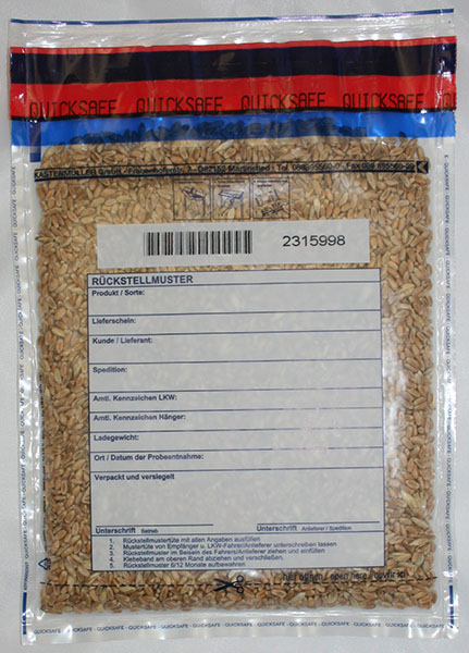 QUICKSAFE 195 x 265 mm 100 Stück Rückstellmustertüten